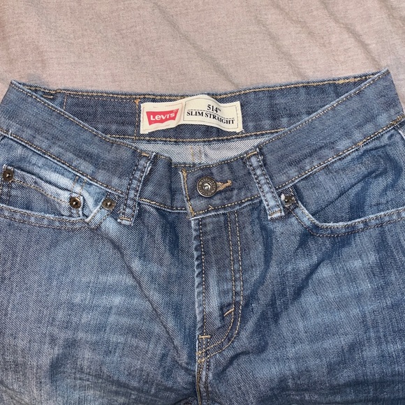 Women’s Vintage Levi’s 514 Slim Straight Jeans, size 27 (measure 26 waist) - Picture 7 of 14